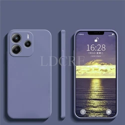 Liquid Silicone TPU Phone Case Protector Cover for RedmiNote14 4G 163mm (Lavender Grey)