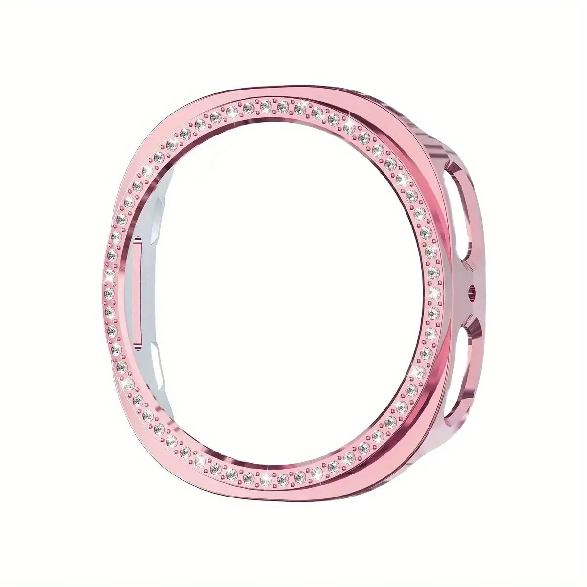 Stylish Diamond Hollow Protective PC Case for Smartwatch - No Glass