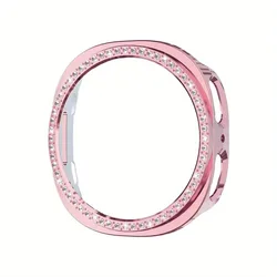 Stylish Diamond Hollow Protective PC Case for Smartwatch - No Glass (Pink)