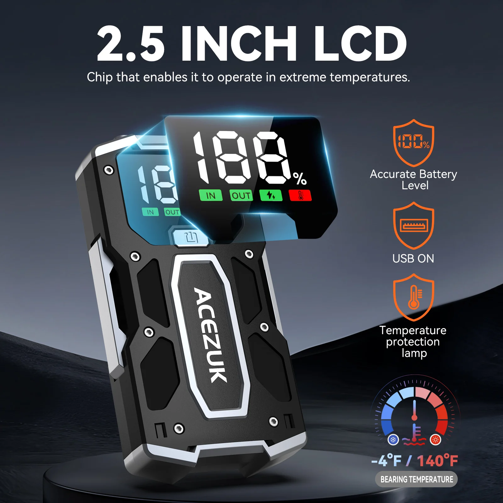 12800mAh 3000A Car Jump Starter Power Bank 12V Portable Car Battery Booster Charger Starting Device 5