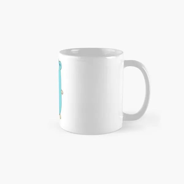 Go Golang Gopher Classic Mug Drinkware Tea Photo Coffee Image Design Gifts Simple Cup Printed 