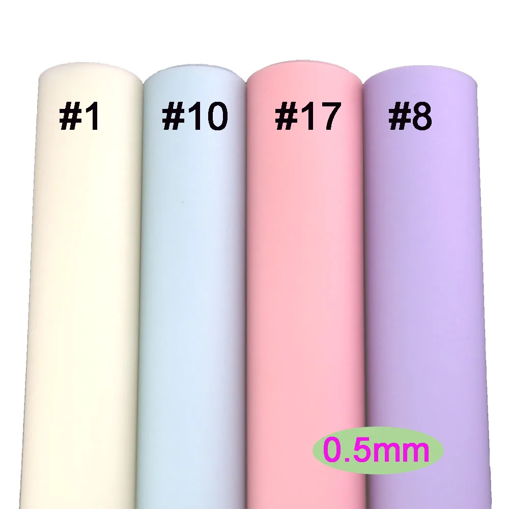 30x130cm Roll Jelly Solid Colored Translucent PVC Soft Plastic Vinyl 0.5mm Film for Making Bag Shoe Garment DIY MH030