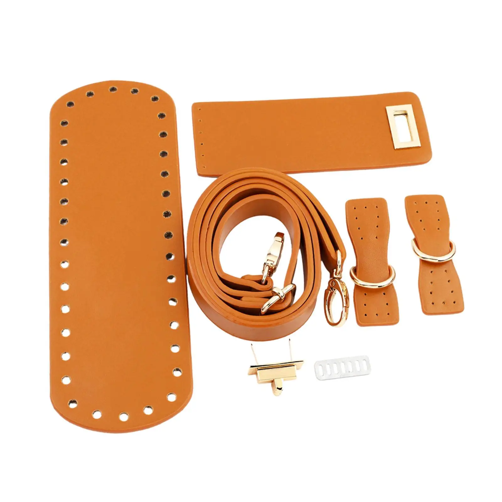 

Crochet Bag Bottom Base Crochet Bag DIY PU Leather Bag Knitting Set DIY Bag Accessories Shoulder Strap for Purse Shoulder Bag