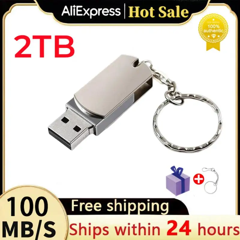 

New Pendrive 2TB Flash Memory Stick 1TB Pen Drive 512GB USB Disk On Key 256GB Metal USB Flash Drive 128GB For Computer Laptop PC