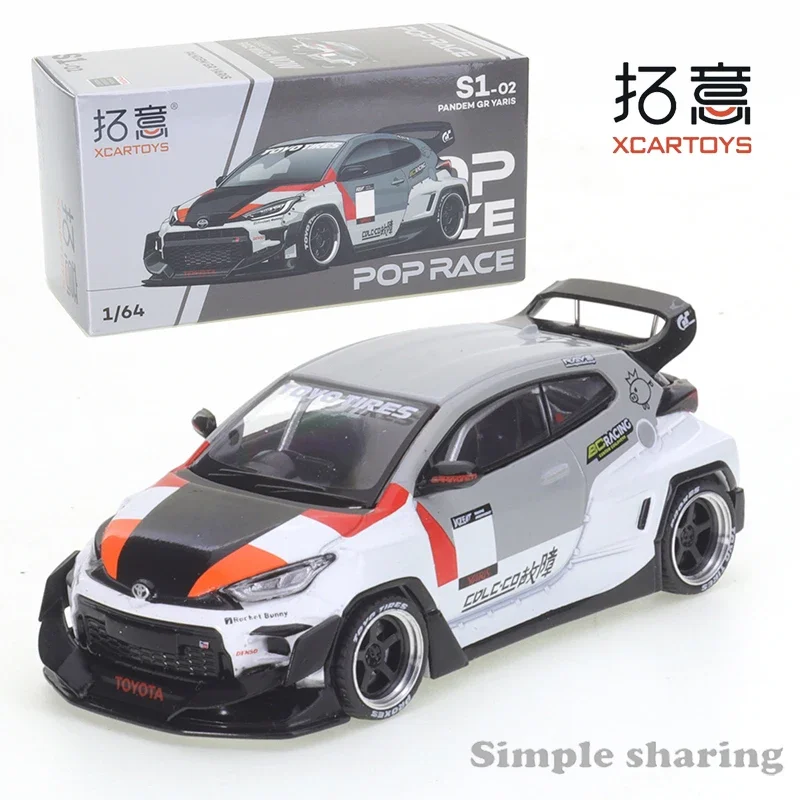 

Модель автомобиля XCarToys powork 1/64, игрушка PANDEM GR YARIS Finland, подарок друзьям, модель автомобиля, коллекционная игрушка, подарок для мальчиков