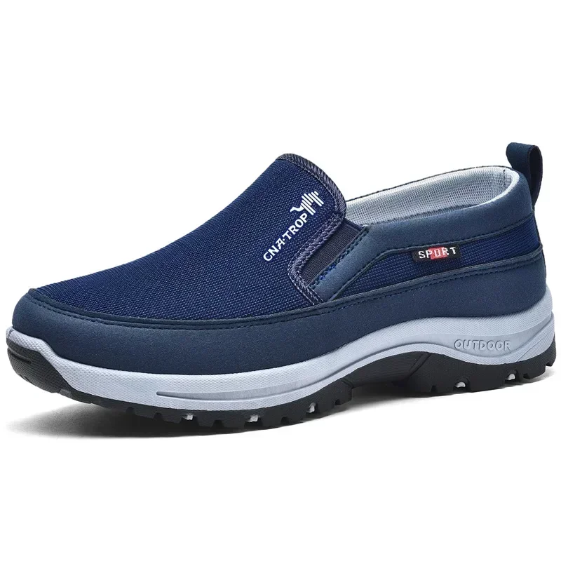 Men's Casual Shoes Classic Loafers Anti-slip Soft Sole Comfortable Men's Leather Sneakers Non-slip Retro Driving Shoes Plus Size 6