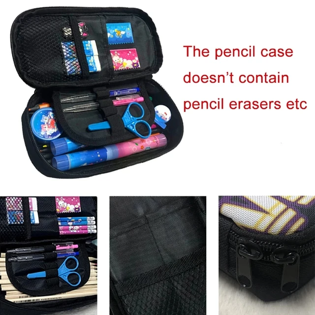Stitch Cartoon Pencil Case Zipper Pencil Pouch Cute School Student  Stationery Storage Bag Oxford Boys Girl Kids Pencil Bags Gift - AliExpress