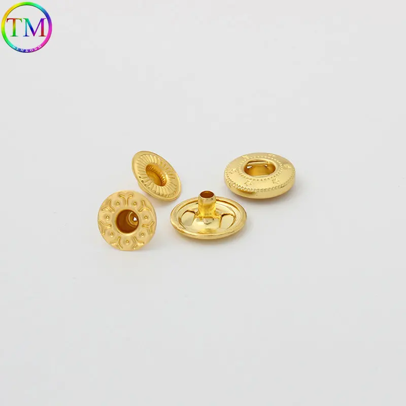 20-100 Pieces Multi-Color Snap Fasteners Metal Snaps Rivets Stud Leather Bag Clothes Jacket Repair Rivet Diy Accessories