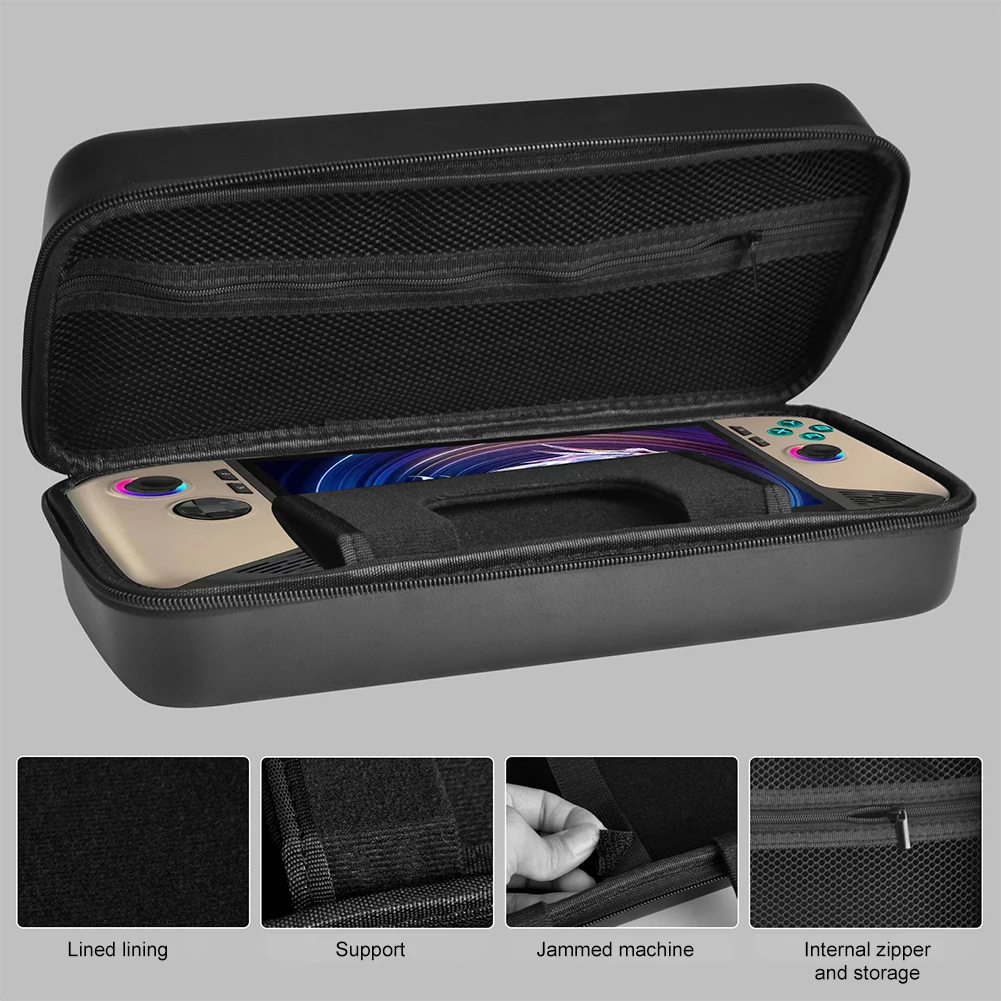 EVA Hard Carrying Case Waterproof Portable Storage Bag Shockproof Hard Shell Case for MSI Claw 8/MSI Claw 8 AI+ Game Console