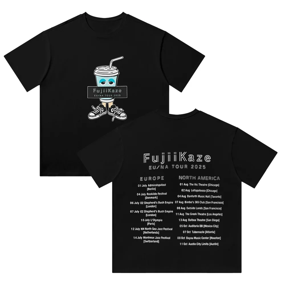 Fujii Kaze Europe and North America Tour 2025 Merch T-shirts Women