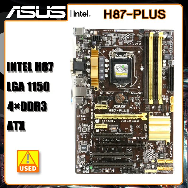 マザーボード ASUS H87-PLUS LGA1150  CPU,ﾒﾓﾘセット