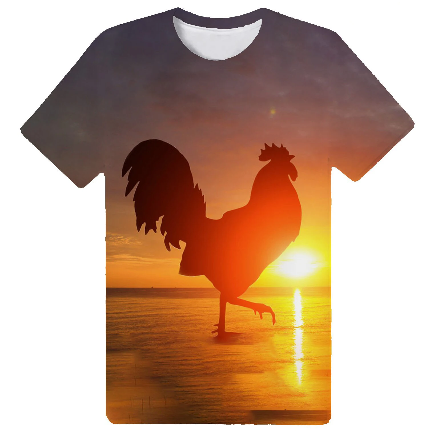 Summer Short Sleeve 3D Print T Shirts for Men and Women
