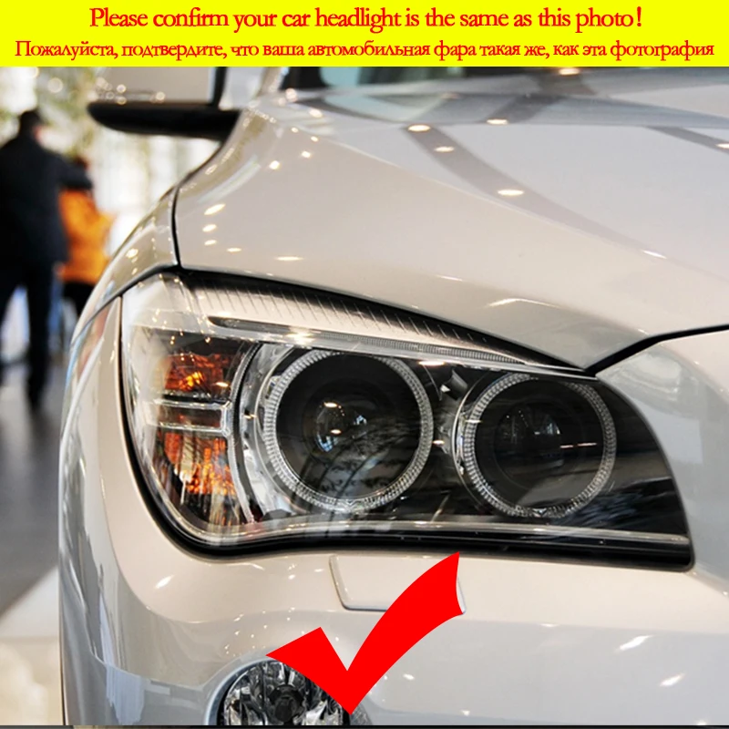 BMW X1 E84 2009-2015 제논 헤드라이트 데몬 아이 고품질 CCFL 엔젤 아이 키트 웜 화이트 링 2010 2011 2012 2013 2014