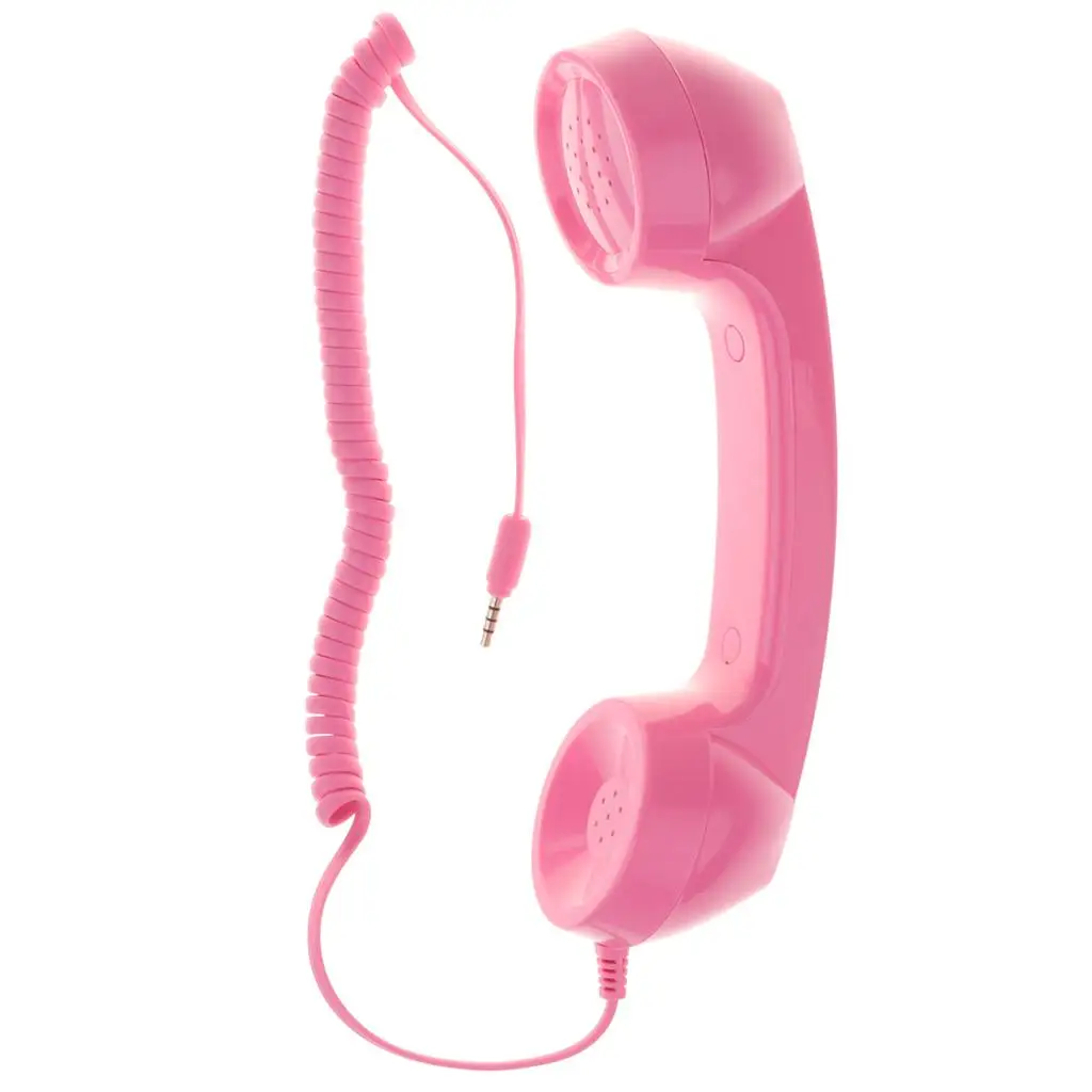 Retro 3.5mm Telephone Handset Receiver Suitable for The Home And Office Use