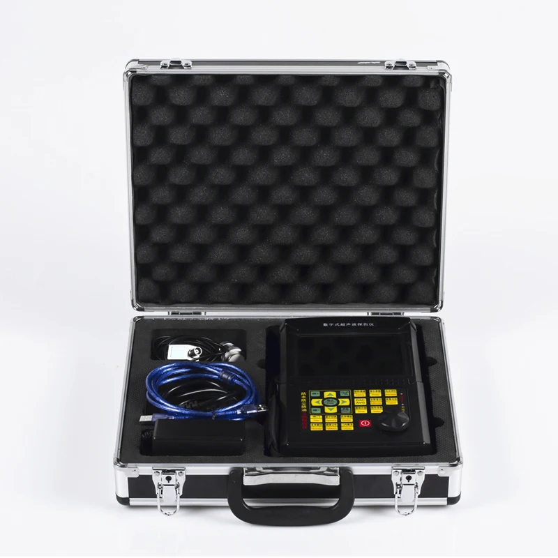 Leeb510 Ultrasonic Flaw Detector Testing Gauge Equipment with Automatic Calibration Probe DAC AVG Scanning Range 0-6000mm