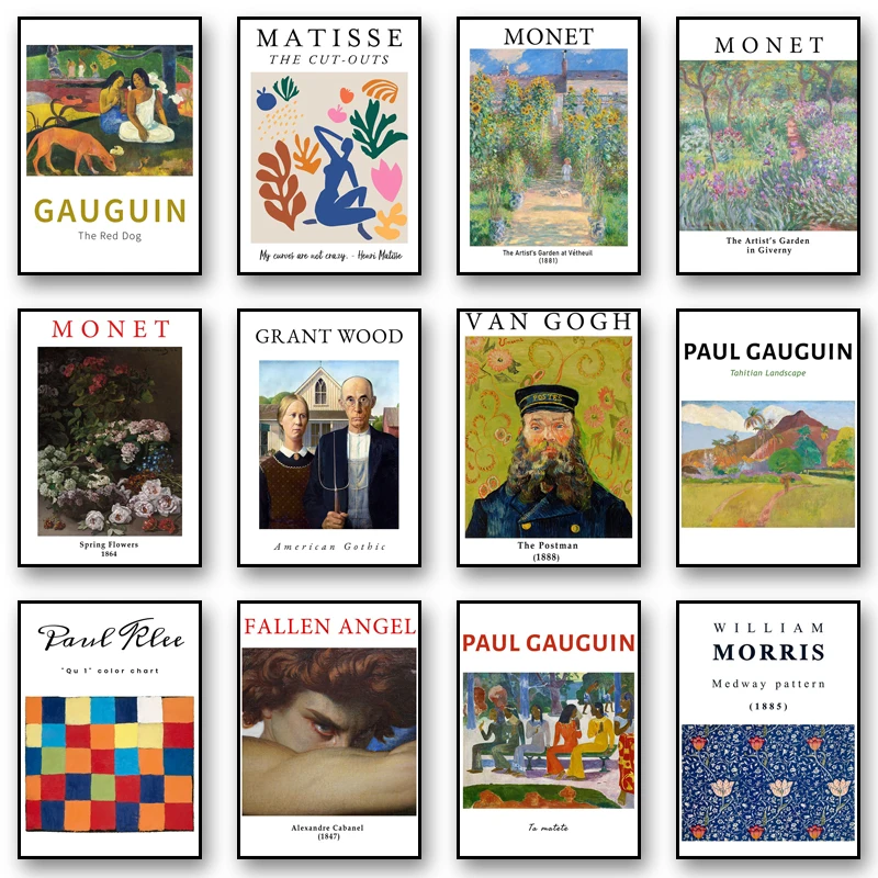 Surreale Collage Canvas Art Painting The Beach Monet Water Ninfes Monet Poster E Print Nordic Style Wall Art Picture Home Decor