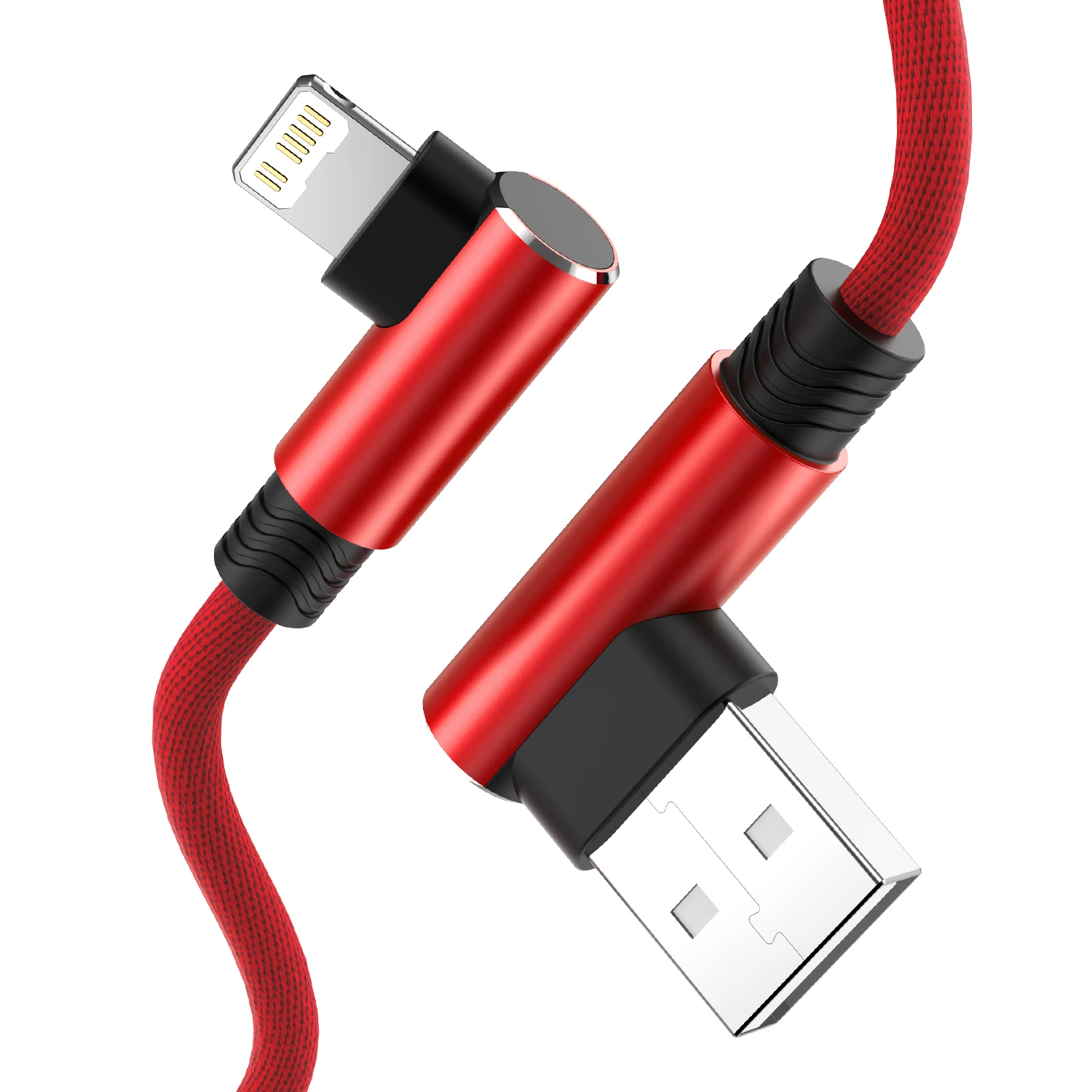 ตัวเลือกสินค้า สายชาร์จ USB 90 องศา สำหรับ iPhone และ iPad