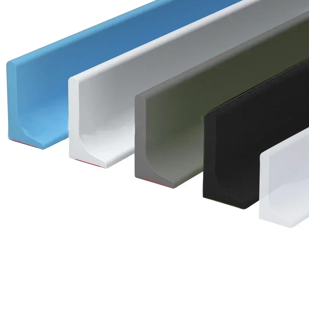 50/100/200/300cm Bathroom Retention Water Barrier Strip Dry & Wet Separation Strip Shower Water Stopper Blocker Seal door seal strip sealing strip tape waterproof tape window seal strip sealing tape sealing strip rubber seal strip rubber door weatherstripping door weatherstripping silicone seal strip