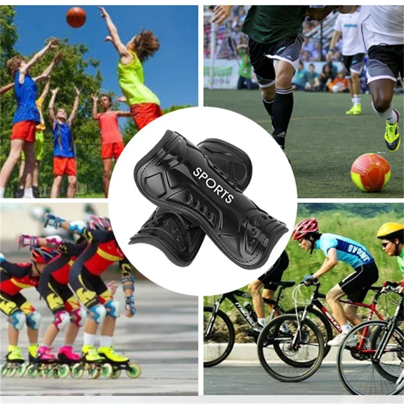 Soccer Shin Guards Shin Guard Pads 1Pair Adult/Kid Soccer Training Crashproof Calf Protector Leg Sleeves Children Teens Football Protege Tibia Safety Shin Guards