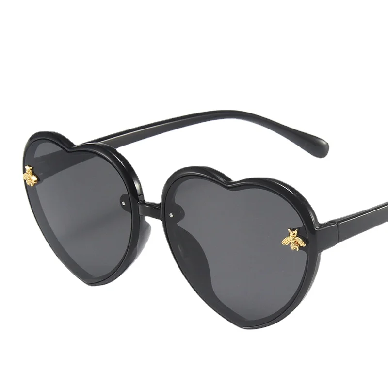 Children's Sunglasses Kids Transparent Colorful Bee Shaped Play Photo Eyewear