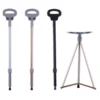 Multifunctional Trekking Poles Elderly Walking Cane Anti Skid Aluminium Alloy Portable Folding Cane Stool for Hiking Climbing 1
