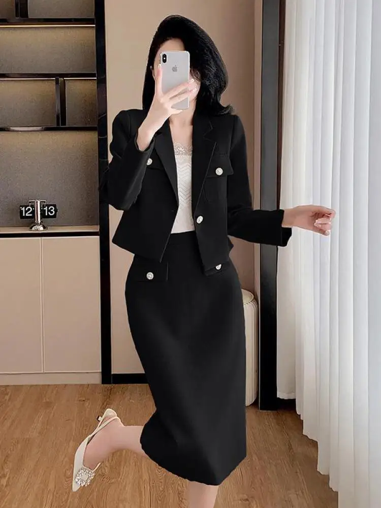 Beautiful elegant blazer with skirt pc2794 main image 1