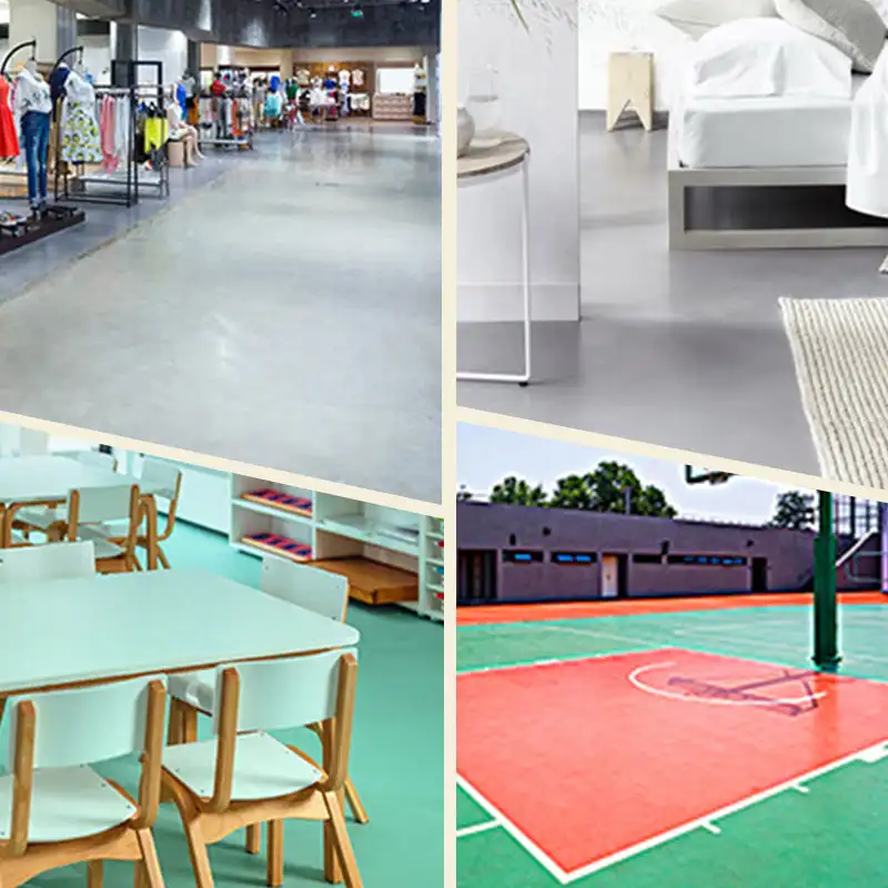 Epoxy Acrylic Concrete and Garage Floor Paint Waterproof Interior Exterior Cement Water-Based Epoxy Floor Paint