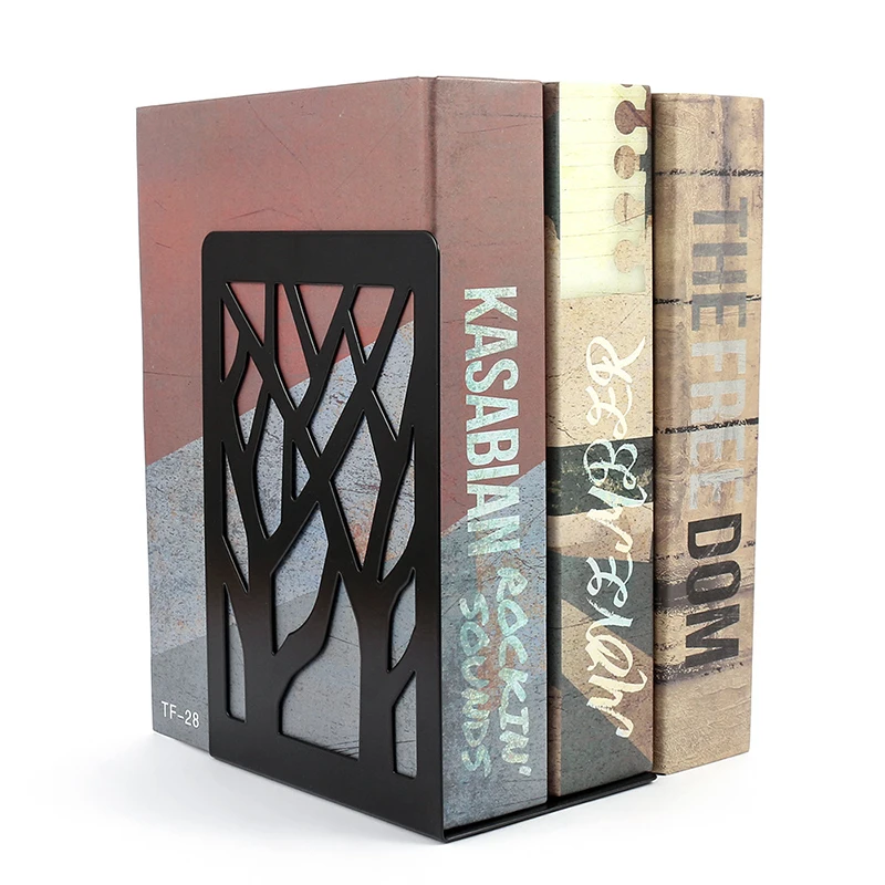 Metal Non-Slip Bookend Bracket Book Support Stand Animal Shaped Office Book Stop