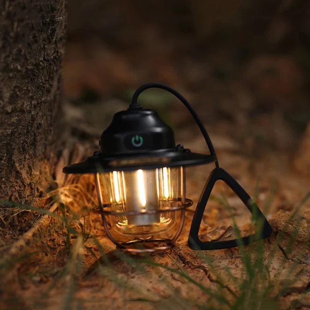 Vintage LED Camping Lanterns COB Light For Hiking Camping Emergency  In/Outdo GX