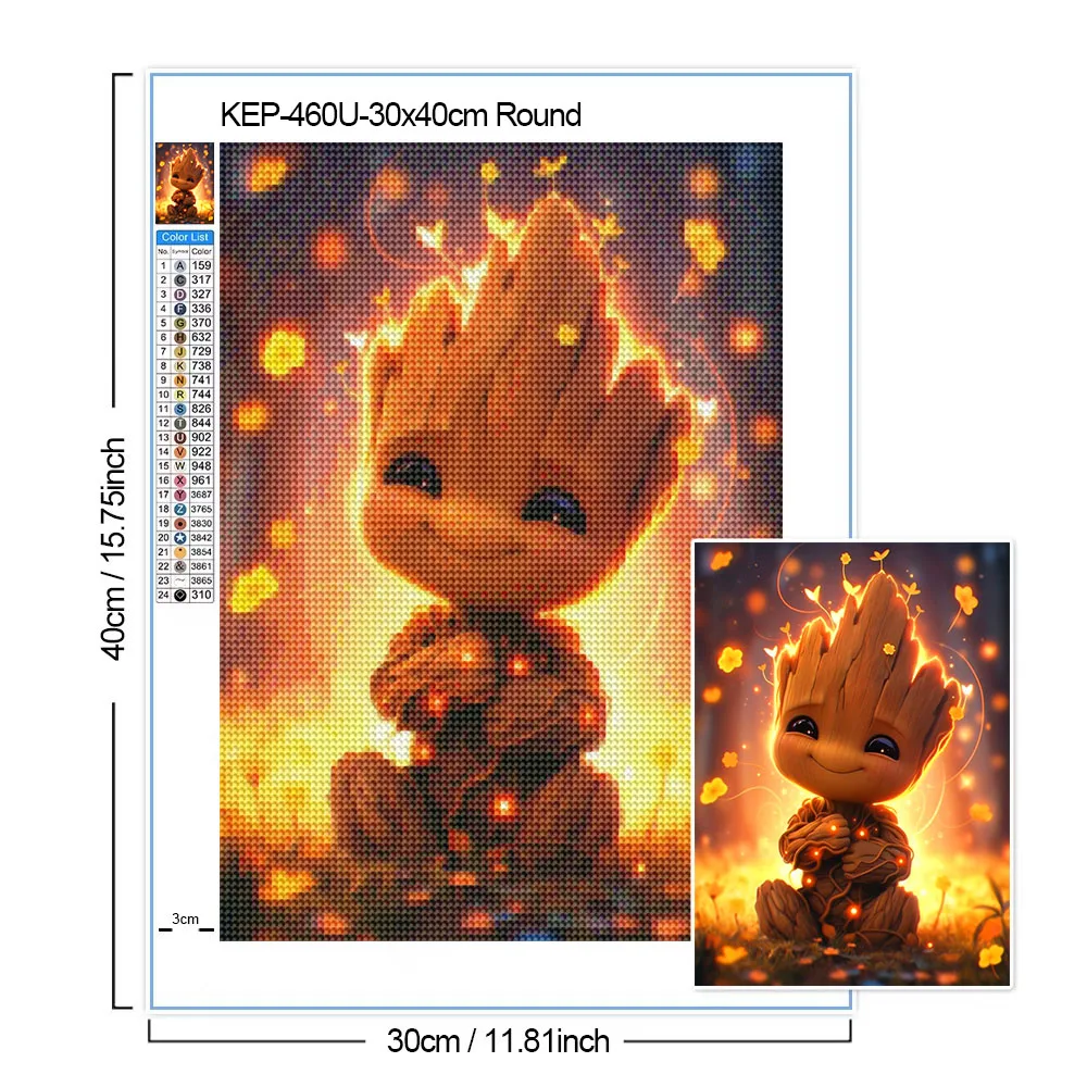 Groot & Lilo Diamond Painting 4