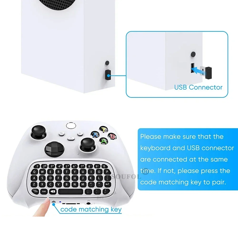 Wireless Mini Controller Keyboard with Audio Jack