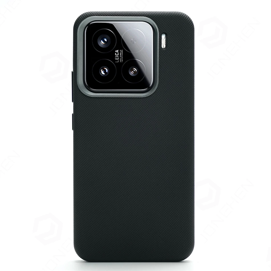 Luxury Diamonds Texture Leather MagSafe Case - Alloy Lens Wireless Charging Back Cover