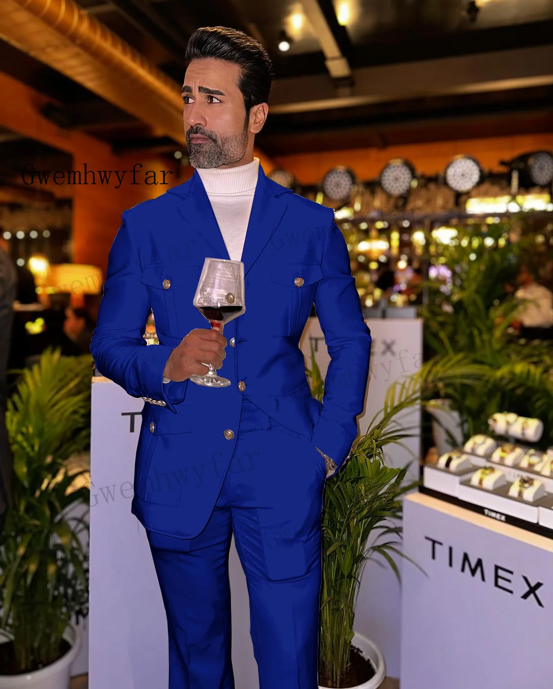 Gwenhwyfar Mint Green Affrica Slim Fit Men Suits 2 Pcs Tuxedos Terno Masculino Blazer Sets Groom Wedding Prom Costume Homme