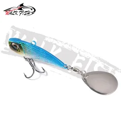 Premium Spinner Bait Metal Lure with Rotating Tail and Vibration Sequins - 42mm 21g (B 2)