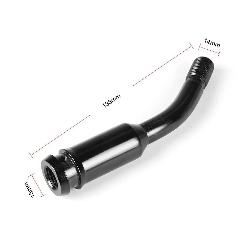 Car Gear Shift Shifter Stick Lever 5 inch Bend Bent Aluminum Shift Knob Extension For VW T4 1990-2003 SK-1017