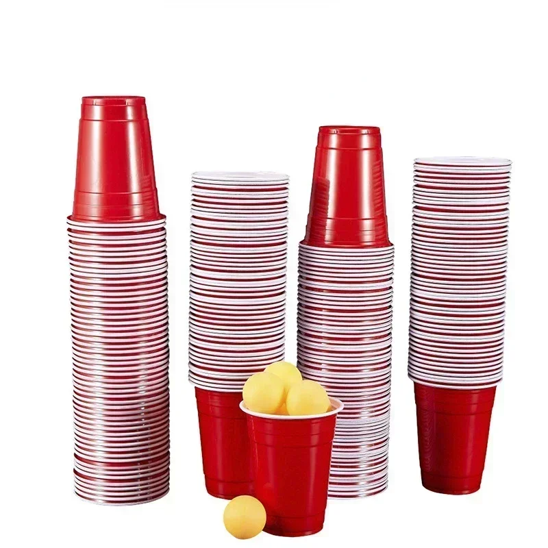 Plastic Cups 50Pcs 16-Ounce Disposable