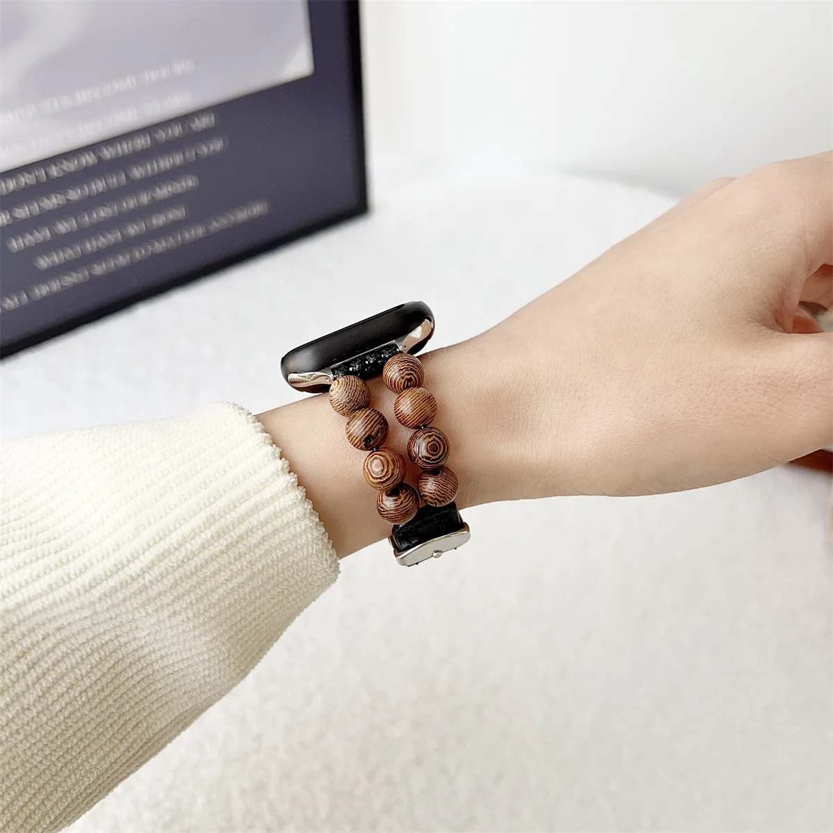 Smartwatch Band For Apple Watch Leather Strap Elegant Design_voghion.com