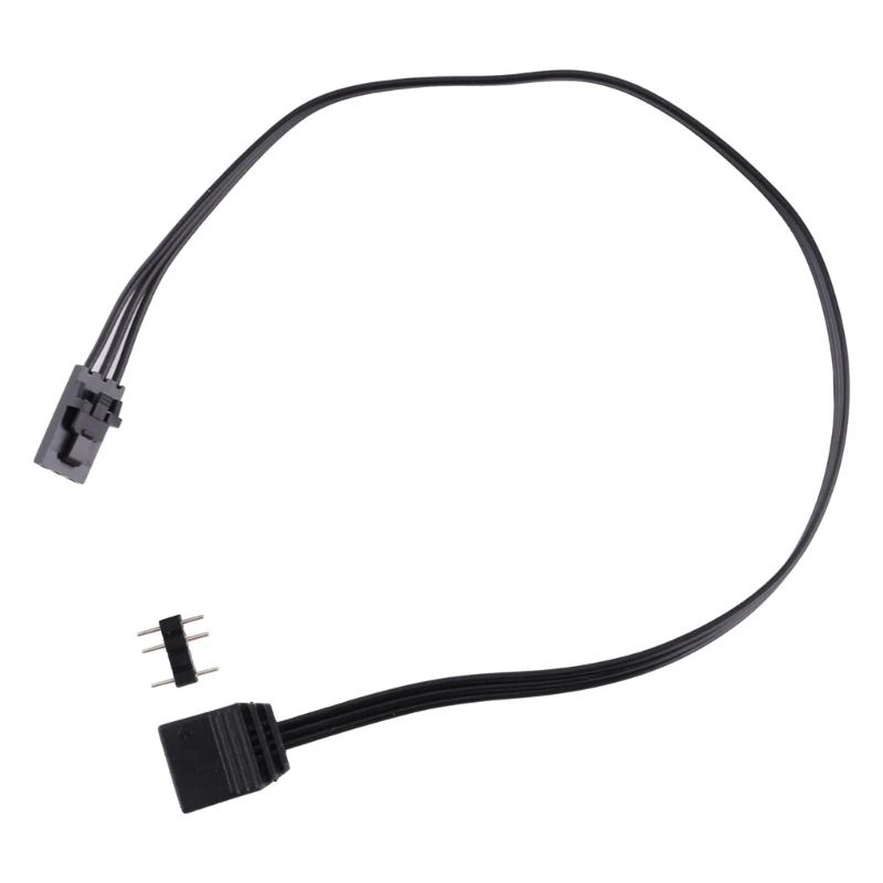 各4本 RGBケーブル RGB 4Pin から標準 ARGB 3Pin 5V アダプタコネクタ RGB ケーブル
