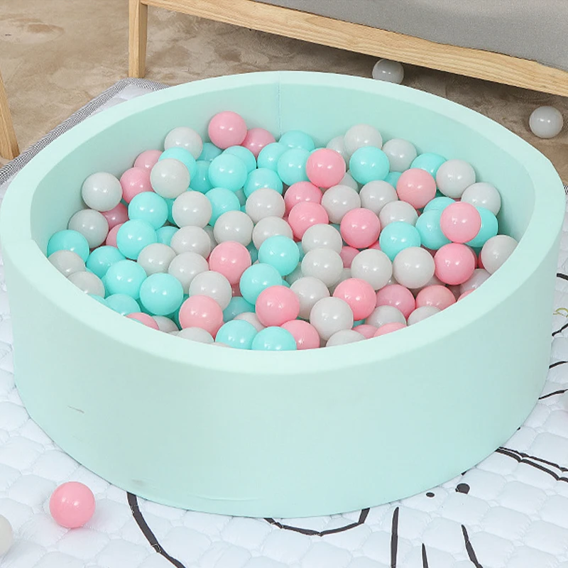 INS 90CM Baby Round Ocean Ball Pool Pit Indoor Playground Soft Toys Children's Playpen Fence Kids Safety Barrier Room Decor 2