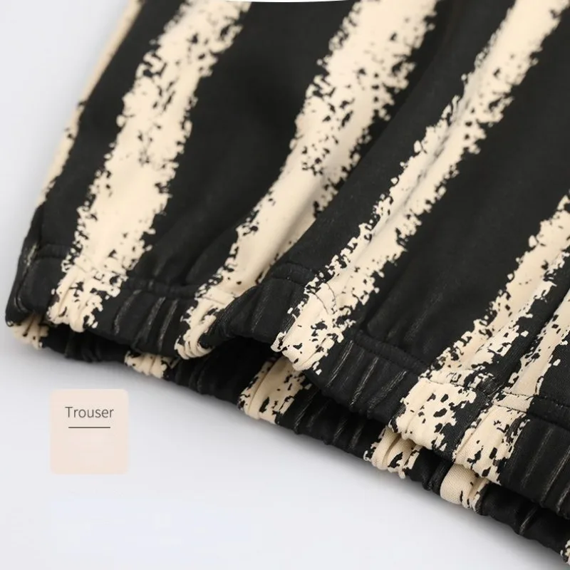 Men's Spring Autumn Pajamas Boys Cotton Long Sleeves Trousers Sleepwear Suits Casual Plus-size Loungewear Set Youth Loose Pyjama