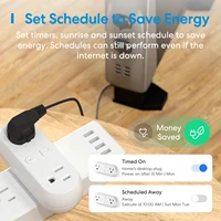Meross HomeKit 2 In 1 WiFi Dual Smart Plug Outlet US Smart Socket Remote Voice Control Support Alexa Google Home SmartThings - Image 5