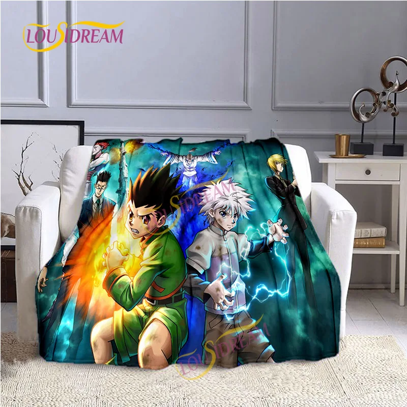 HUNTER��HUNTER 3D Anime Japanese cartoon Blanket  Decoration Thin Sheet Sofa Set Home TV Blanket Office Casual  Throwing Blanket
