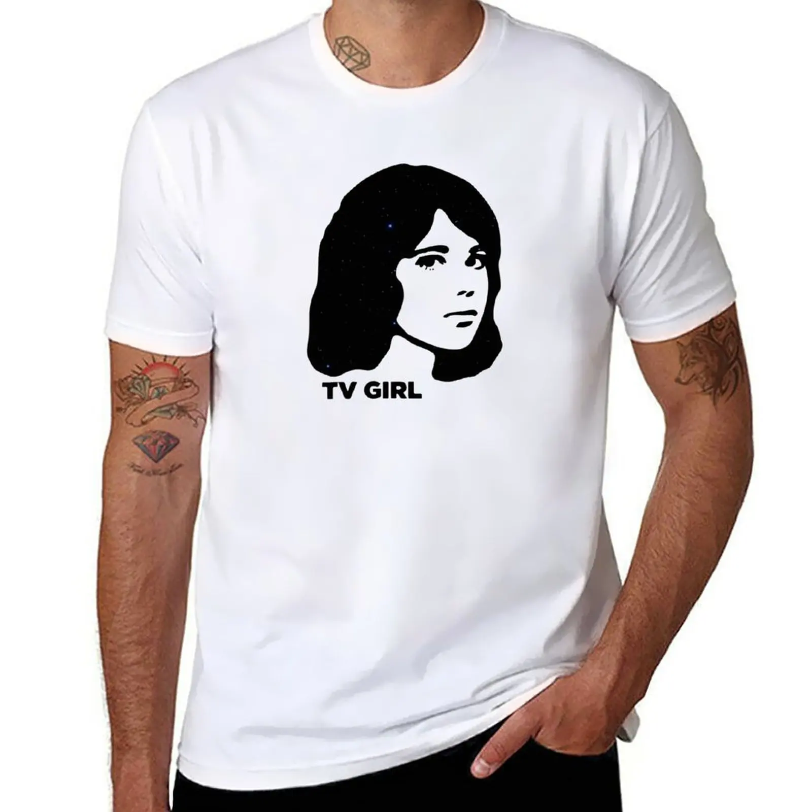 

New TV Girl Galaxy Dream Girl Logo T-Shirt graphics t shirt Aesthetic clothing customized t shirts men graphic t shirts