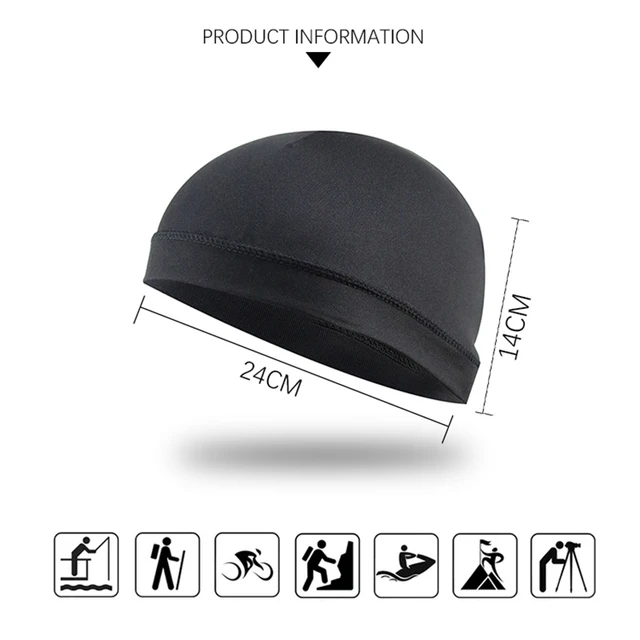 Unisex Quick Dry Helmet Cycling Cap, Anti-UV, Anti-Sweat, Sports Hat, Motorcycle, Bike Riding, Bicycle, Unisex Inner Cap 5