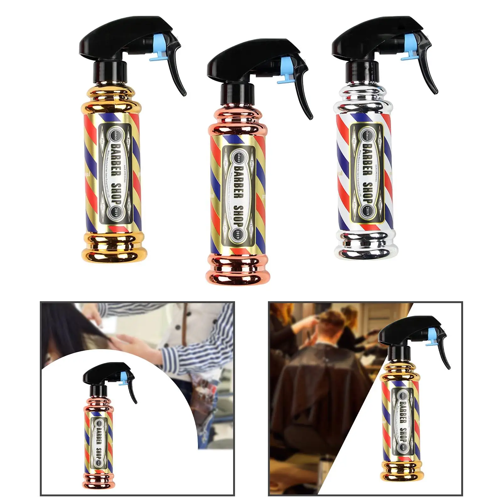 Water Sprayer Durable Multiuse Barber Hair Tools Hairdressing Spray Bottle