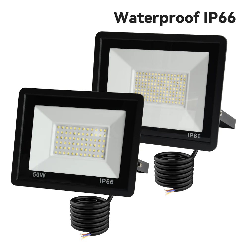 4PCS 6PCS LED floodlight reflector led Outdoor floodlight Can be used for terrace, building facade, courtyard, garden High lumen
