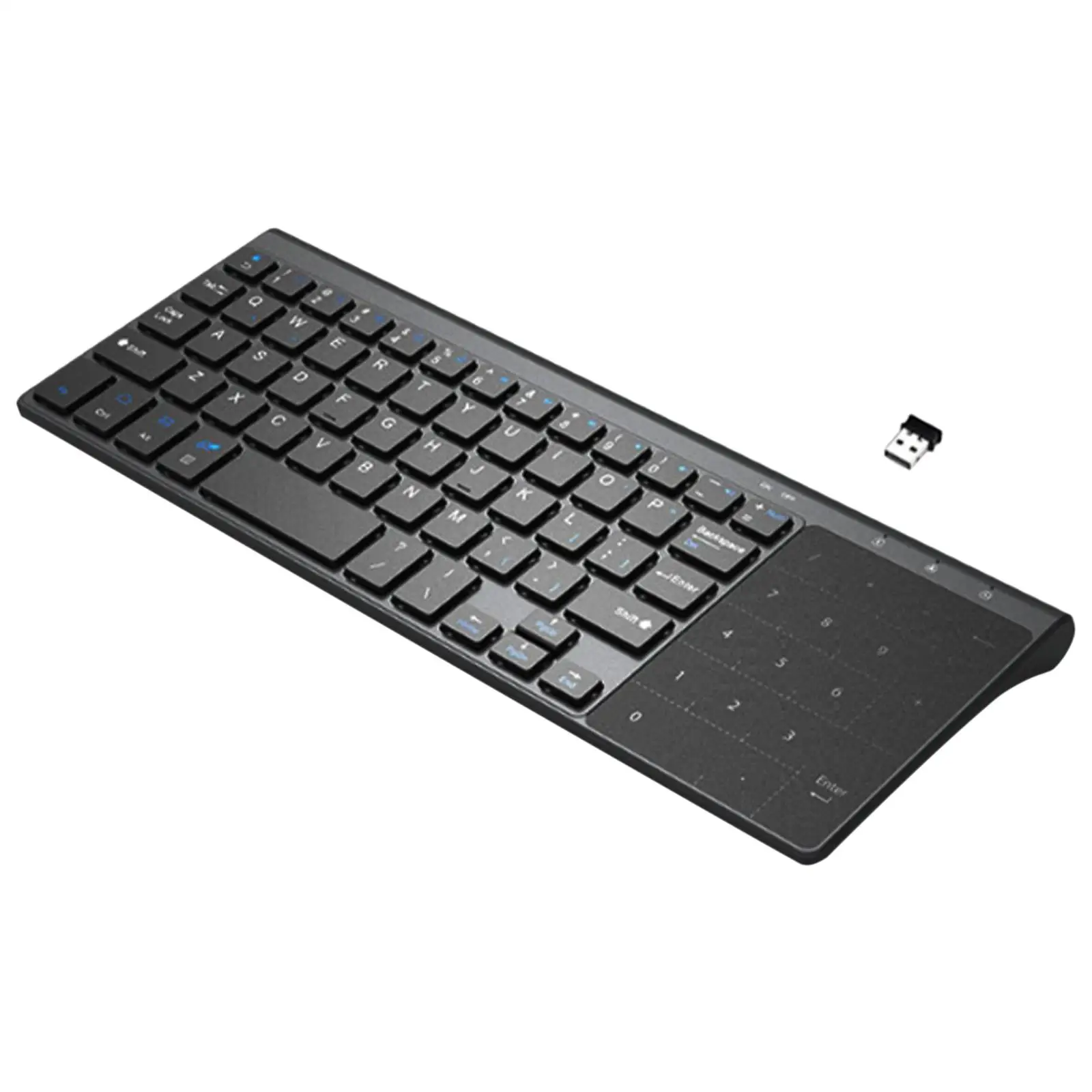 USB 리시버 장착 미니 무선 키보드, PC 컴퓨터 절전 슬림