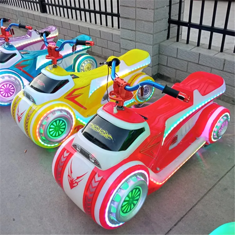 2021 New Park stallo per bambini Business Outdoor Double Electric Toy Car attrezzature per il divertimento moto paraurti auto