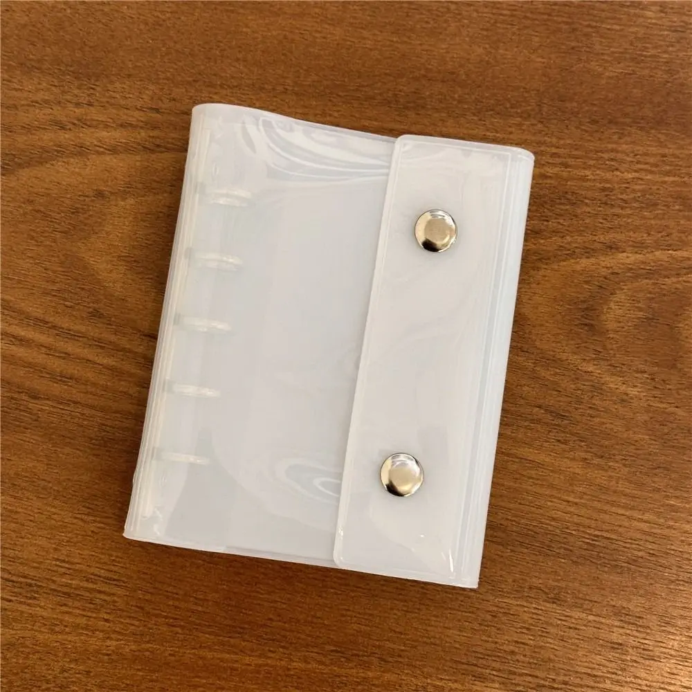 5 Holes Binder Photocards Organizer Holder Mini PVC