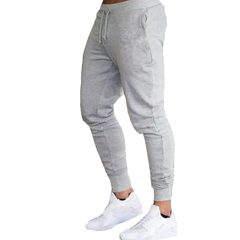 

Men's Sweatpants Joggers Sports Fitness Pants Male Tracksuit Running Tennis Gym Elastic Waist Trousers Gyms Pant